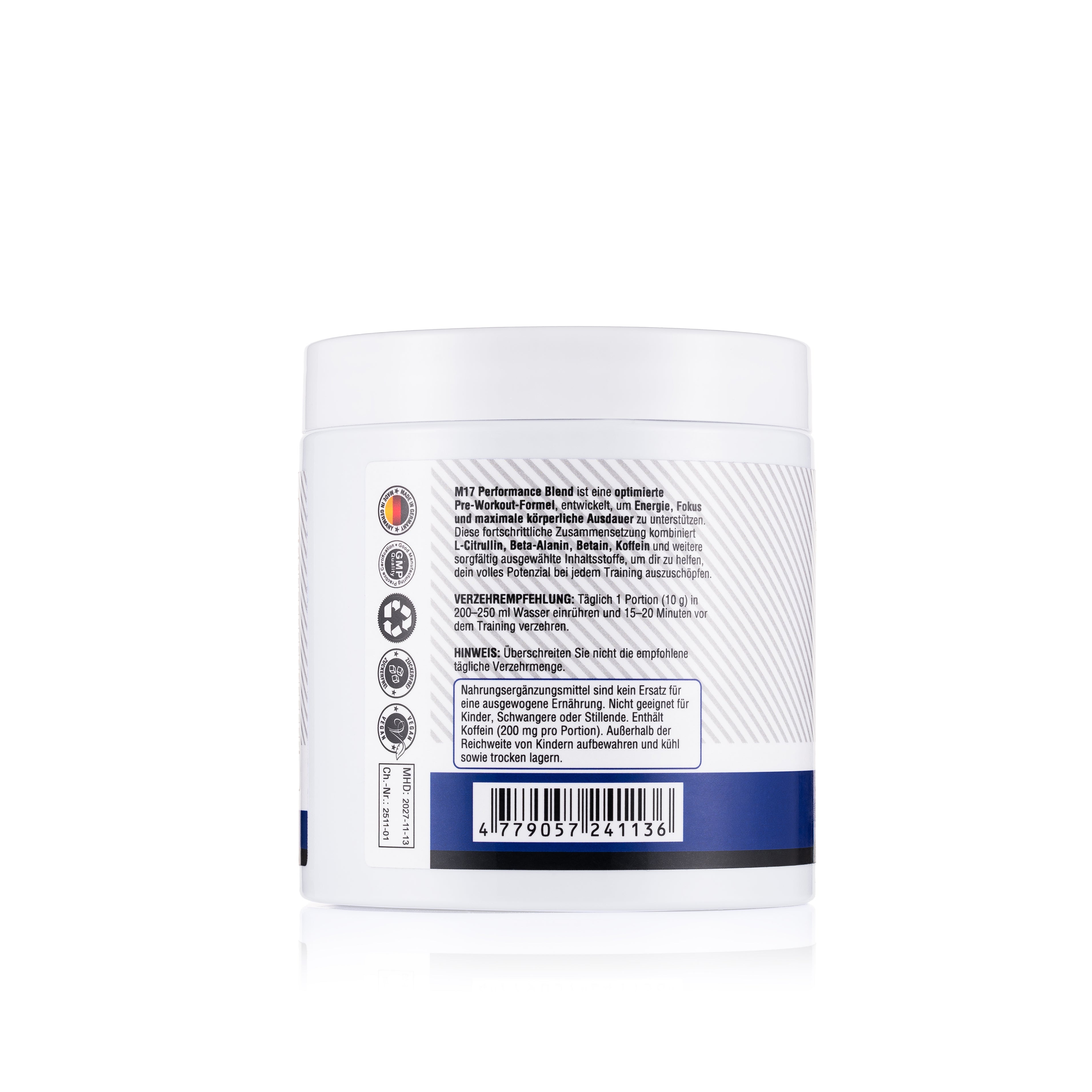 Treeningueelne pulber M17 Performance Blend